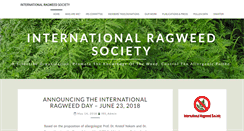 Desktop Screenshot of internationalragweedsociety.org